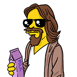 Dude Lebowski from Simpsons